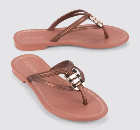 Rasteirinha Grendha Cacau Fama