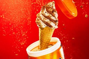 A nova Casquinha Farofada de Ovomaltine do Burger King