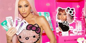A nova linha de maquiagem da Hello Kitty em collab com Sabrina Sato