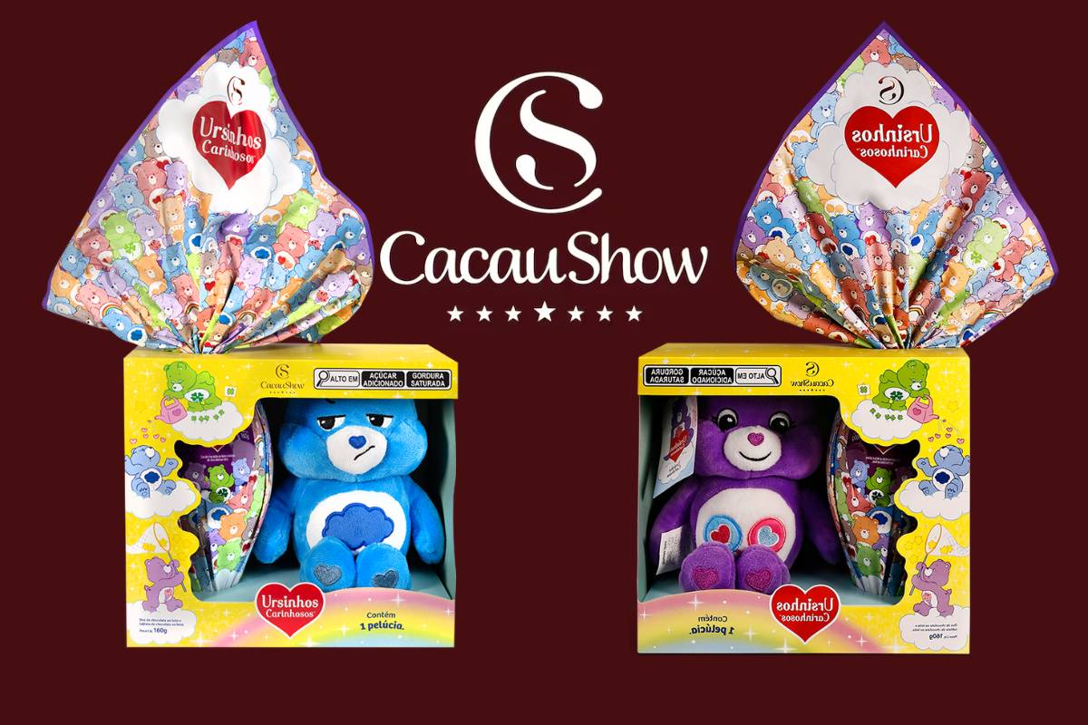 Após sucesso, Cacau Show repete Ovos dos Ursinhos Carinhosos na Páscoa 2024