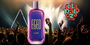 Limitadíssimo, Egeo E.Joy é o perfume oficial do Lollapalooza 2024 e você já pode comprá-lo