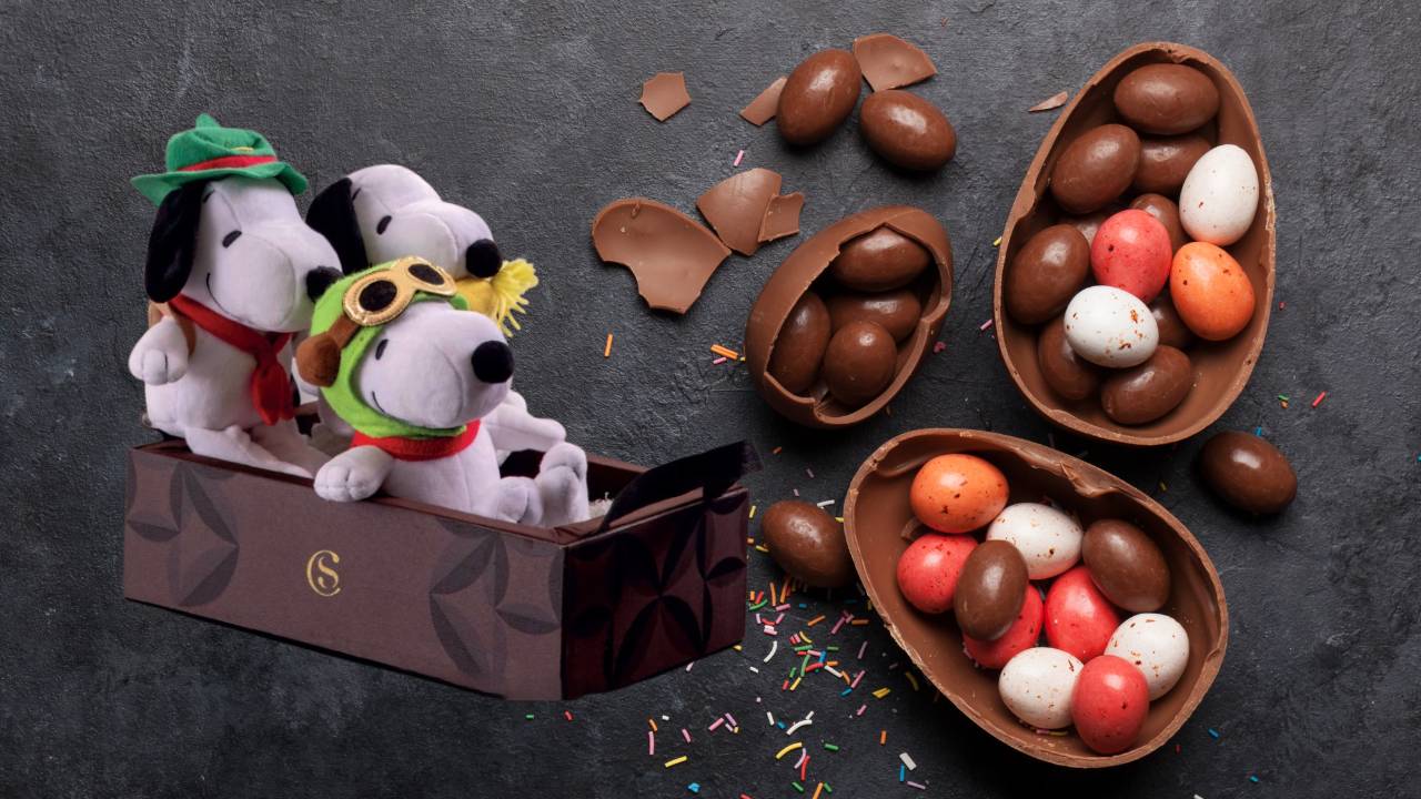 Ovo de Páscoa do Snoopy é uma das principais apostas da Cacau Show em 2024