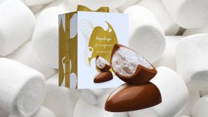 Ovo recheado com Marshmallow é uma das apostas da Kopenhagen pra Páscoa 2024