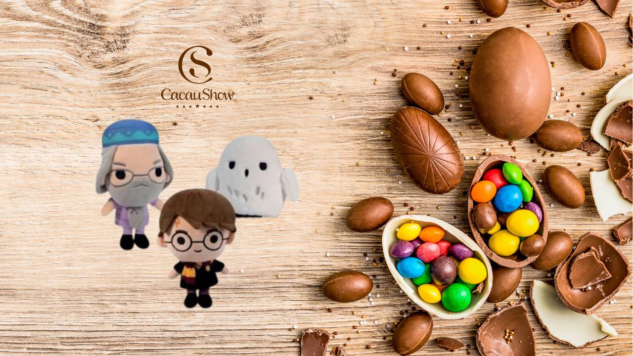 Páscoa 2024 Cacau Show vai ter Ovos e Pelúcias de Harry Potter