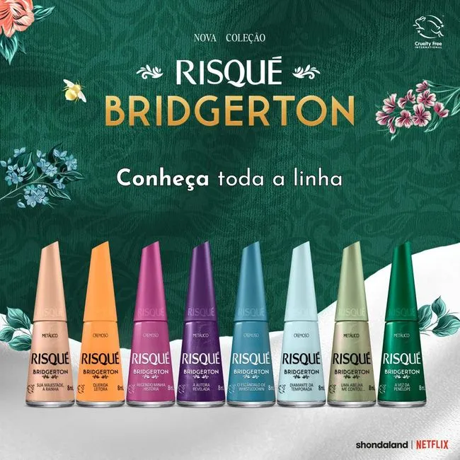 risqué bridgerton coleção completa