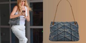 Gisele Bündchen exibe _luxo casual_ com Bolsa Saint Laurent de R$16 mil