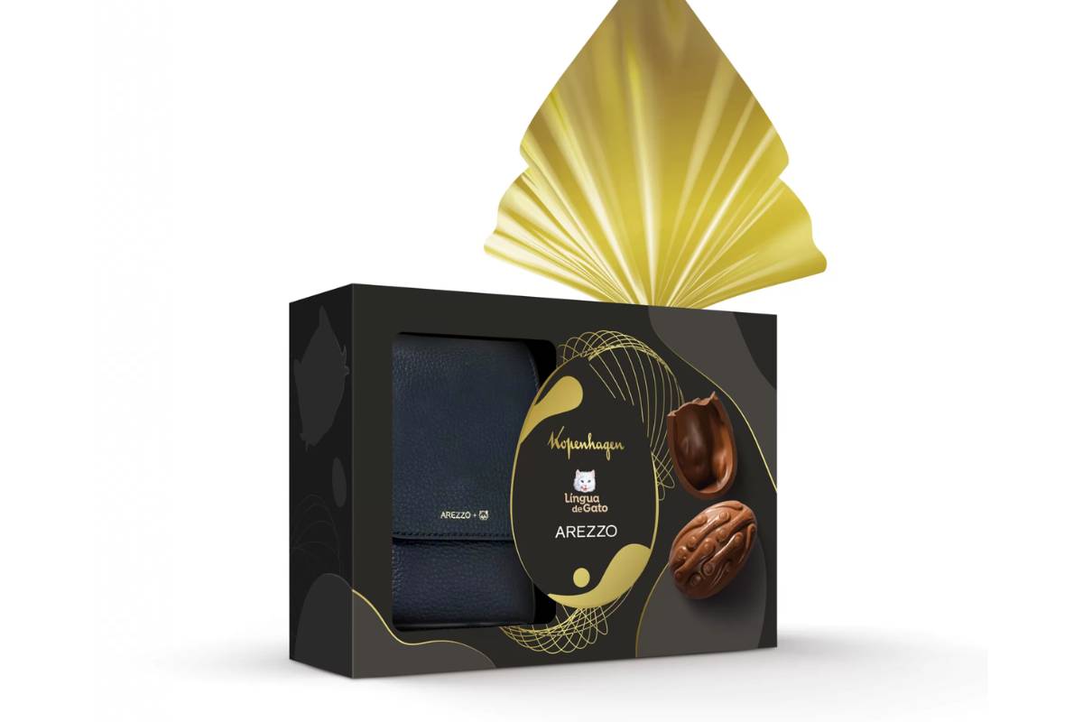 Ovo de Páscoa Arezzo Língua de Gato de 220g