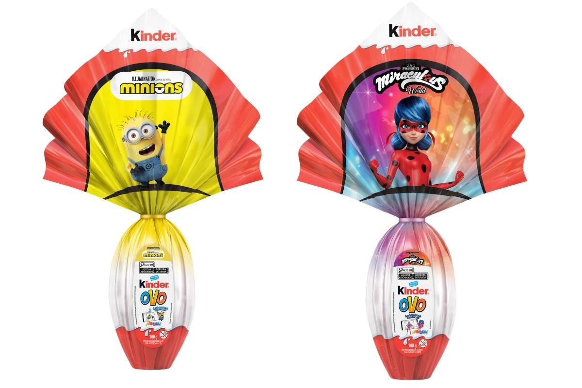 Ovos de Páscoa Kinder® Licenciados