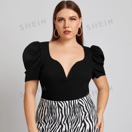 blusa shein curve