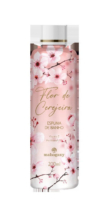 ESPUMA DE BANHO VITAMINA E FLOR DE CEREJEIRA 200ML