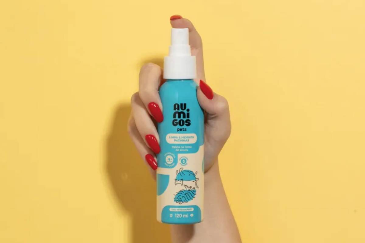 Limpa e Hidrata Patinhas Au.Migos Pets 120ml