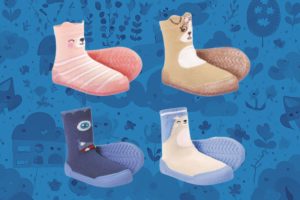 Meias infantis com sola são a nova aposta da Pimpolho