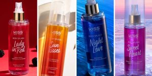 Apenas R$35,50 Body Splashes Kiss New York são baratinhos e trazem ótima fixação