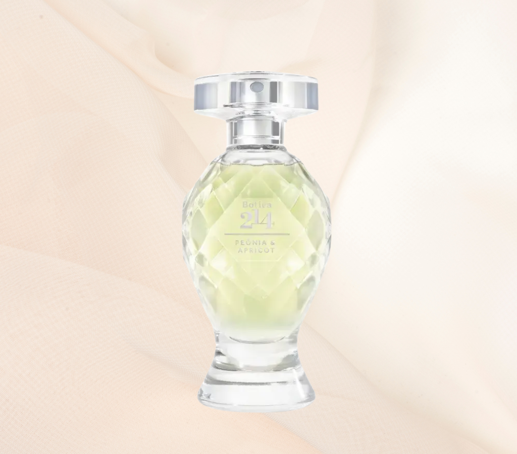 214 Peônia & Apricot entre os perfumes luxuosos do Boticário