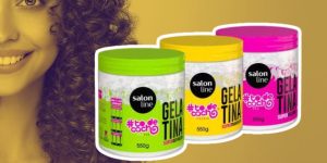 gelatina capilar no cabelo cacheado