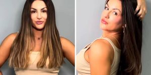 novo cabelo longo kéfera