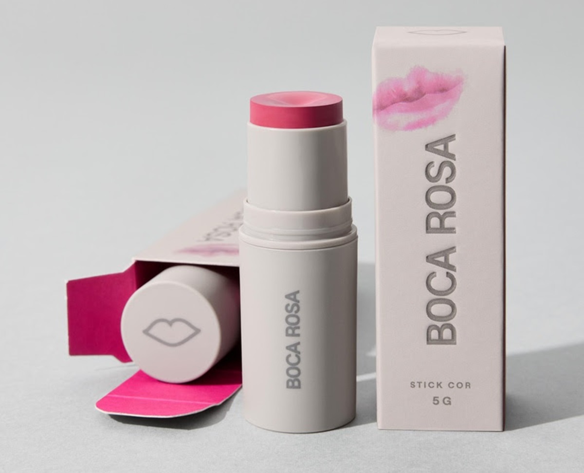 stick cor lançamento boca rosa