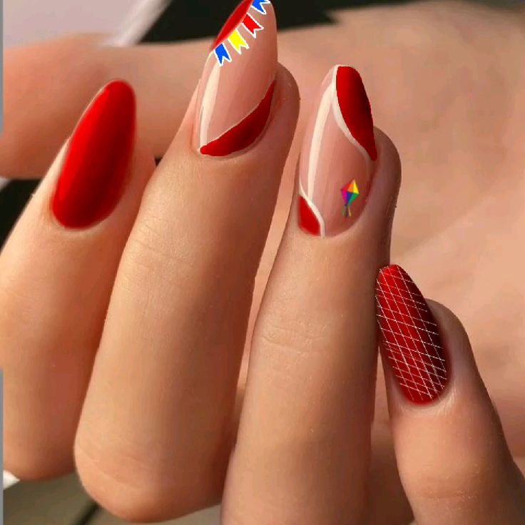 unhas de são joão vermelhas