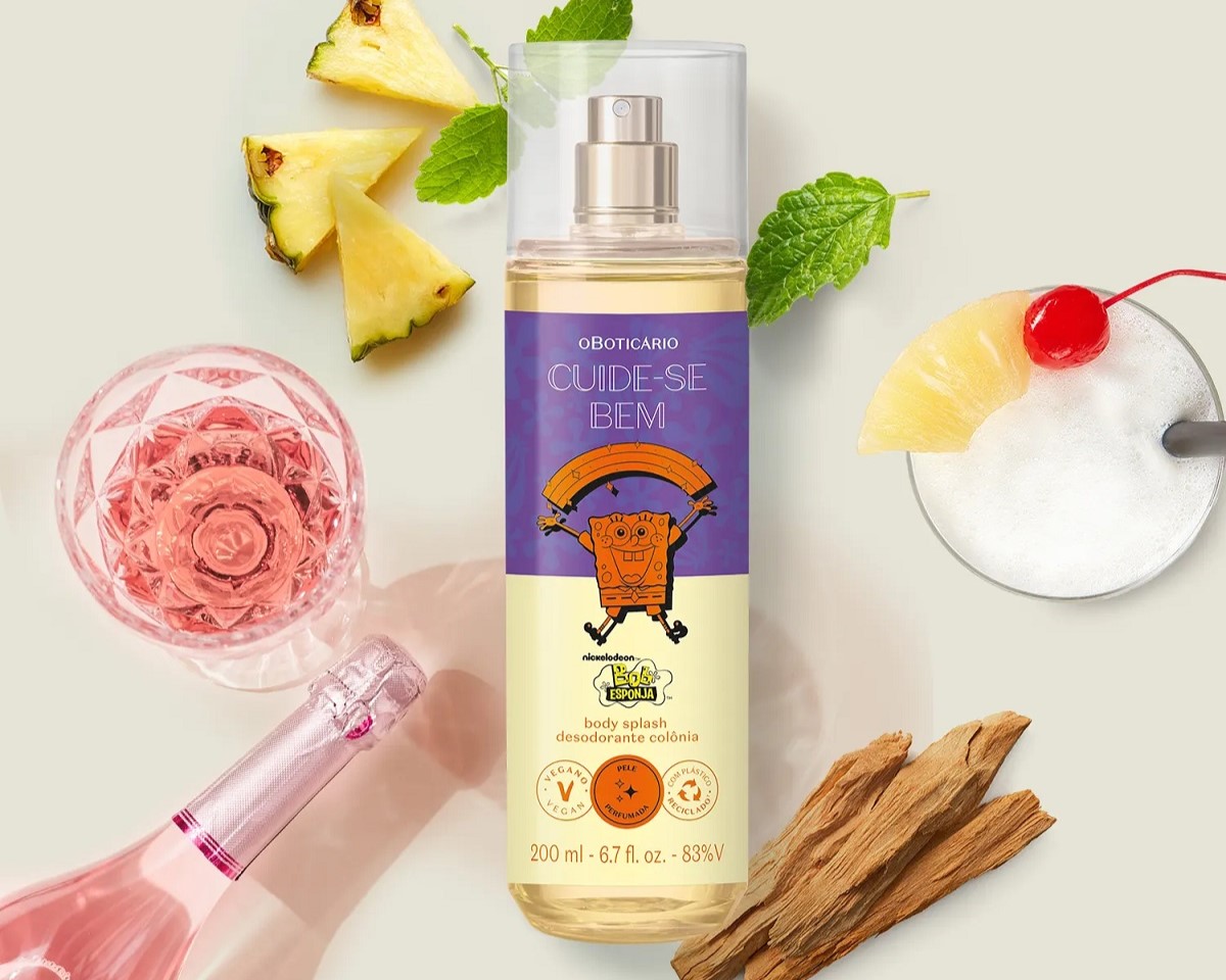 Body Splash Cuide-se Bem Bob Esponja do Boticário