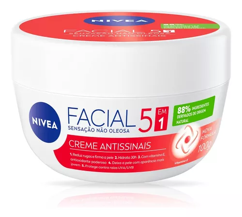 Creme Anti rugas baratinhos Nivea 5 em 1