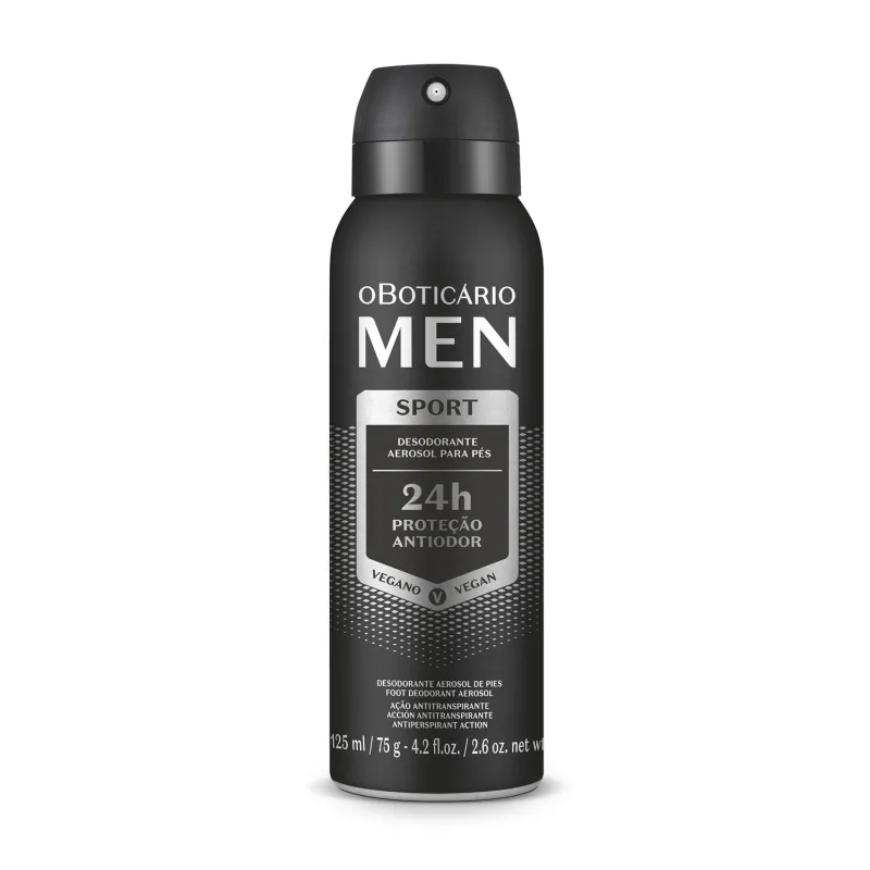 Desodorante Aerosol Para Os Pés Men Sport