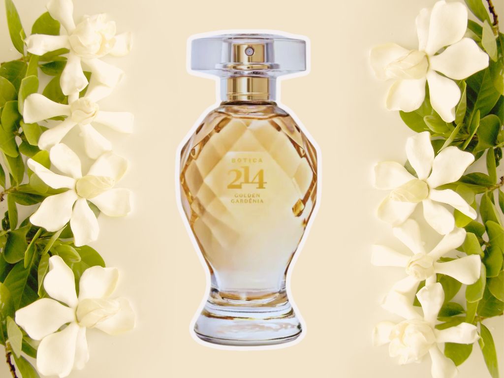Fragrância irresistível do 214 Golden Gardênia, parece importado