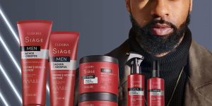 linha Siàge Men Cachos e crespos