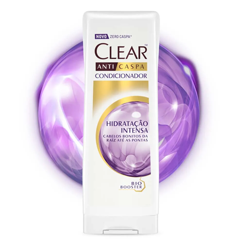Clear Condicionador Anticaspa Women Hidratação Intensa 200Ml Branco