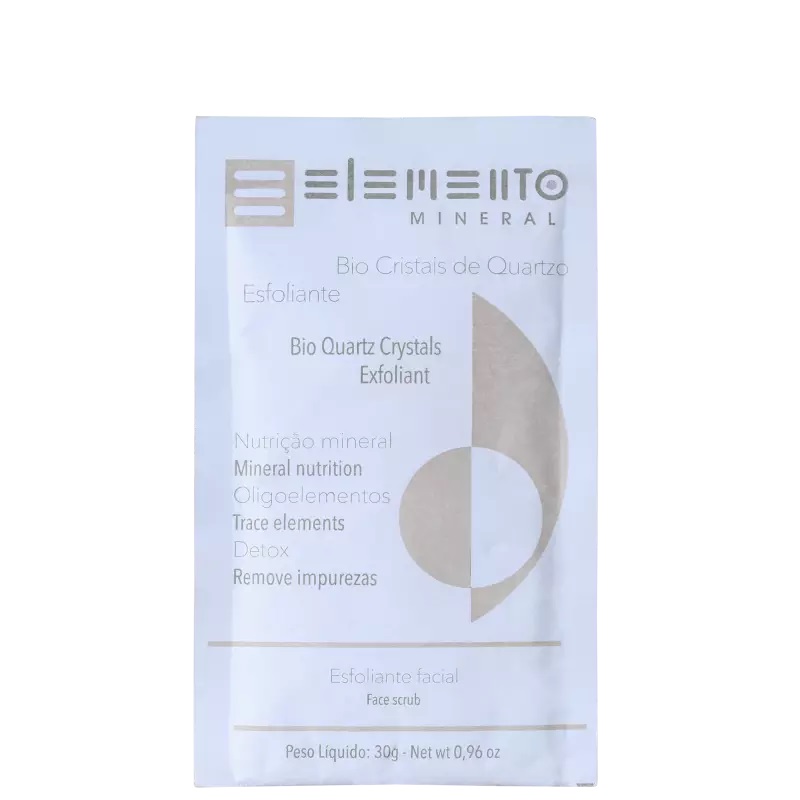 Elemento Mineral Bio Cristais de Quartzo - Esfoliante Facial