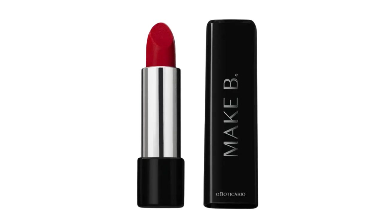 Batom Vermelho Don’t Touch, It’s Art Make B. By Narcisa