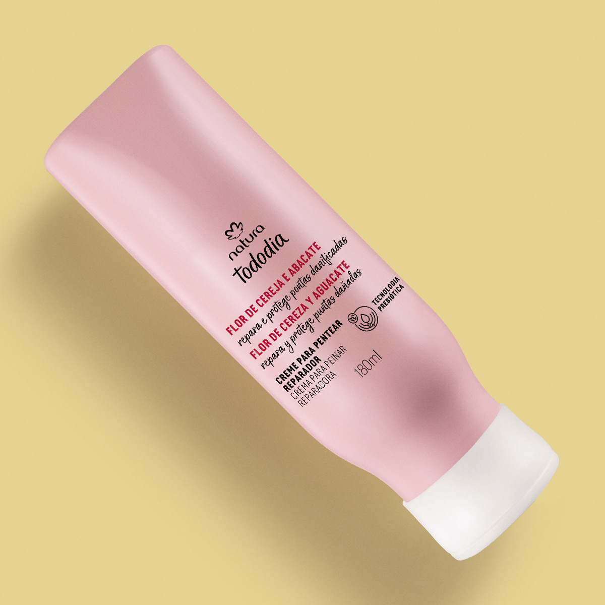 Creme para Pentear Reparador Tododia Flor de Cereja e Abacate 180 ml