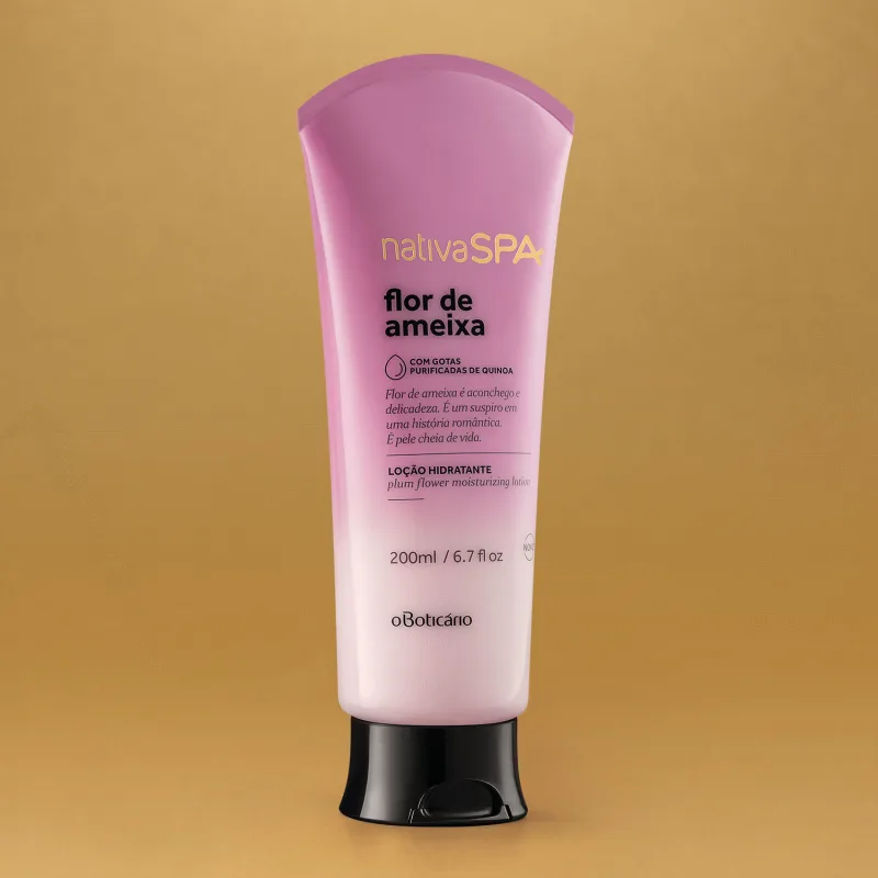 Loção Hidratante Desodorante Corporal Nativa SPA Flor de Ameixa 200ml