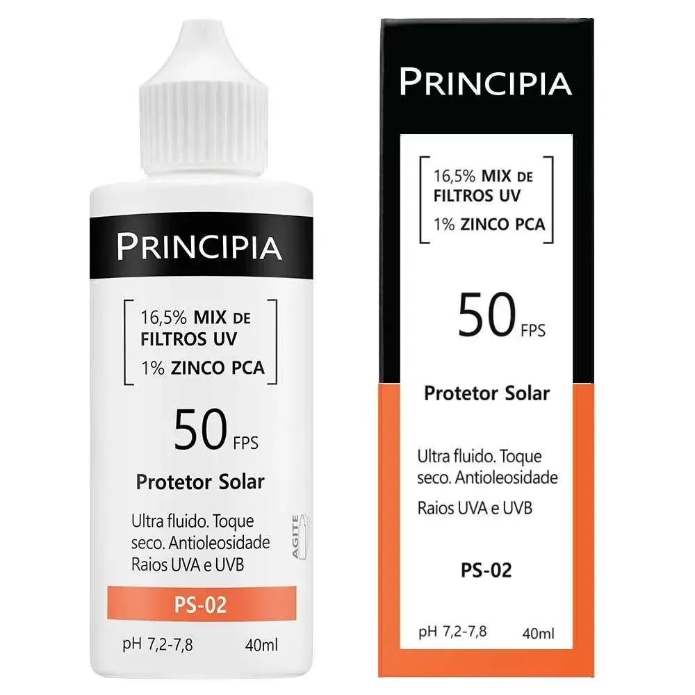 Protetor Solar PS-02 FPS50 da Principia