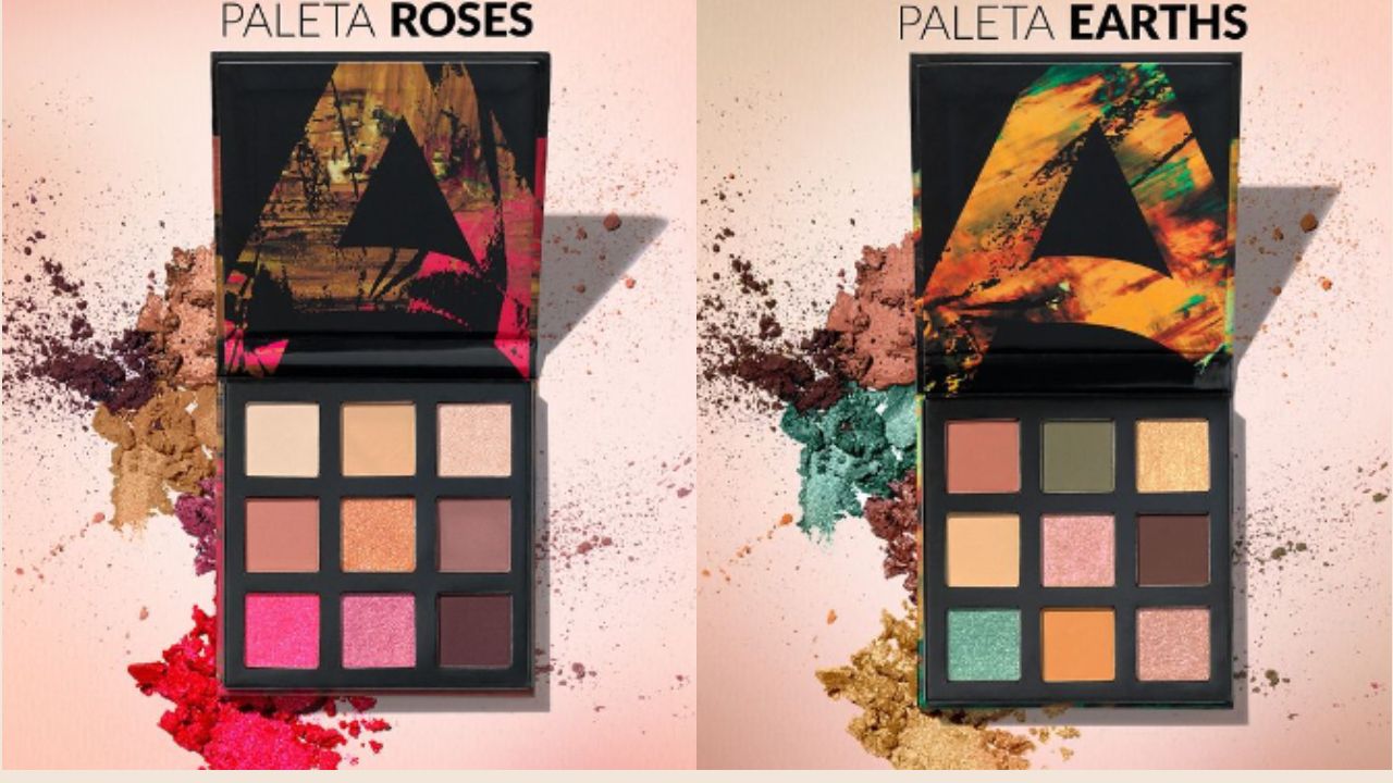 paletas de sombra Linha Ultra Color da Avon