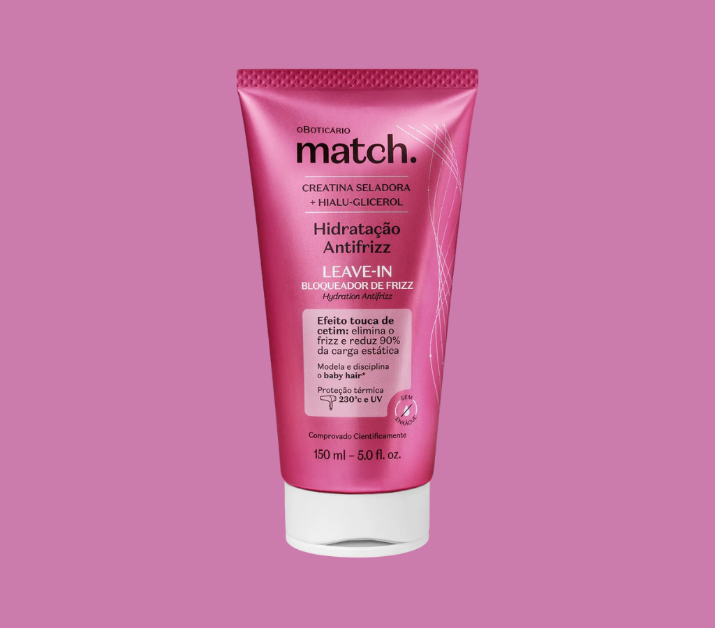 Leave-In Bloqueador de Frizz Match Hidratação Antifrizz