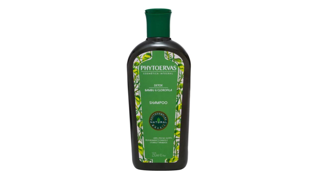 Shampoo Detox Bambu e Clorofila - Phytoervas