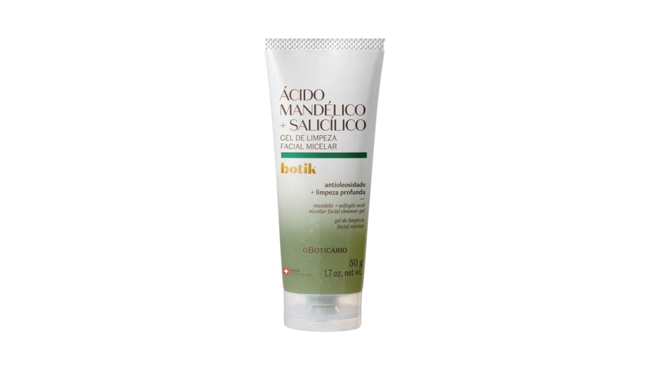 Gel de Limpeza Facial Micelar Ácido Mandélico + Salicílico Botik