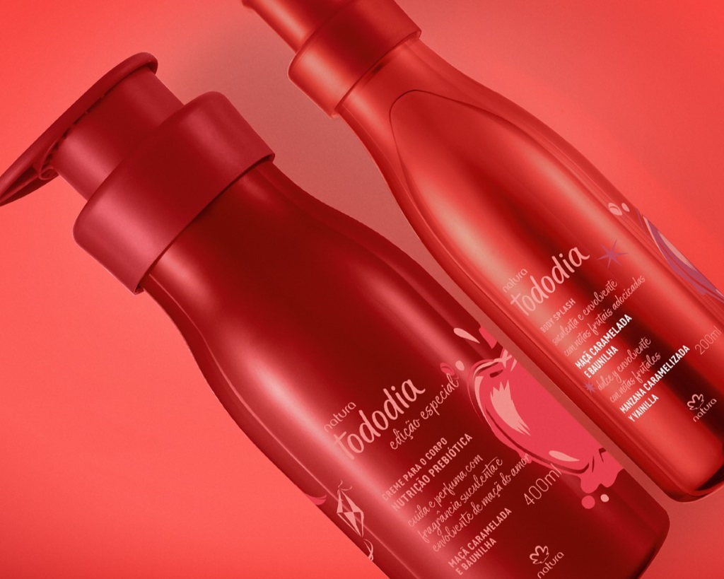 Kit Hidratante e Body Splash Maçã Caramelada e Baunilha da Natura
