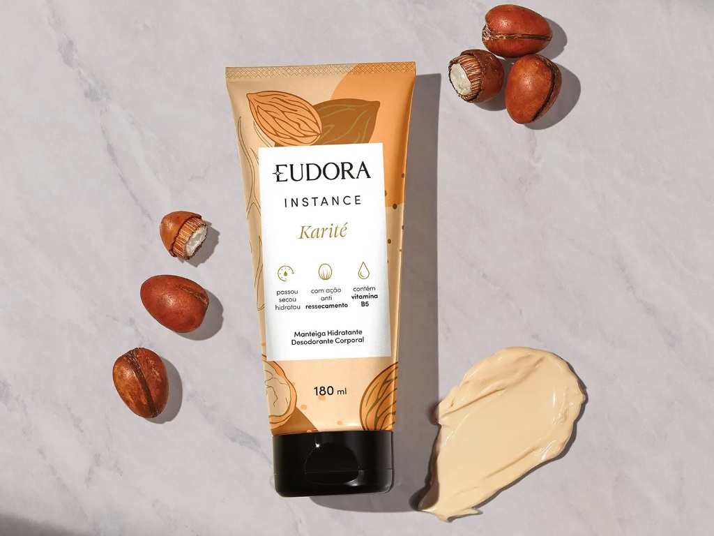 Manteiga Hidratante Corporal Instance Karité da Eudora