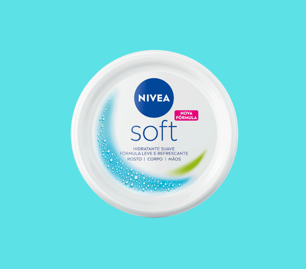 Nívea Soft Creme Hidratante -produtos para pele hidratada